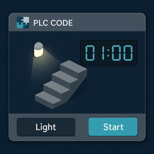 Staircase light timer with overrun