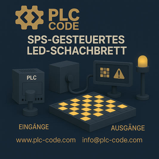 Tablero de ajedrez LED controlado por PLC