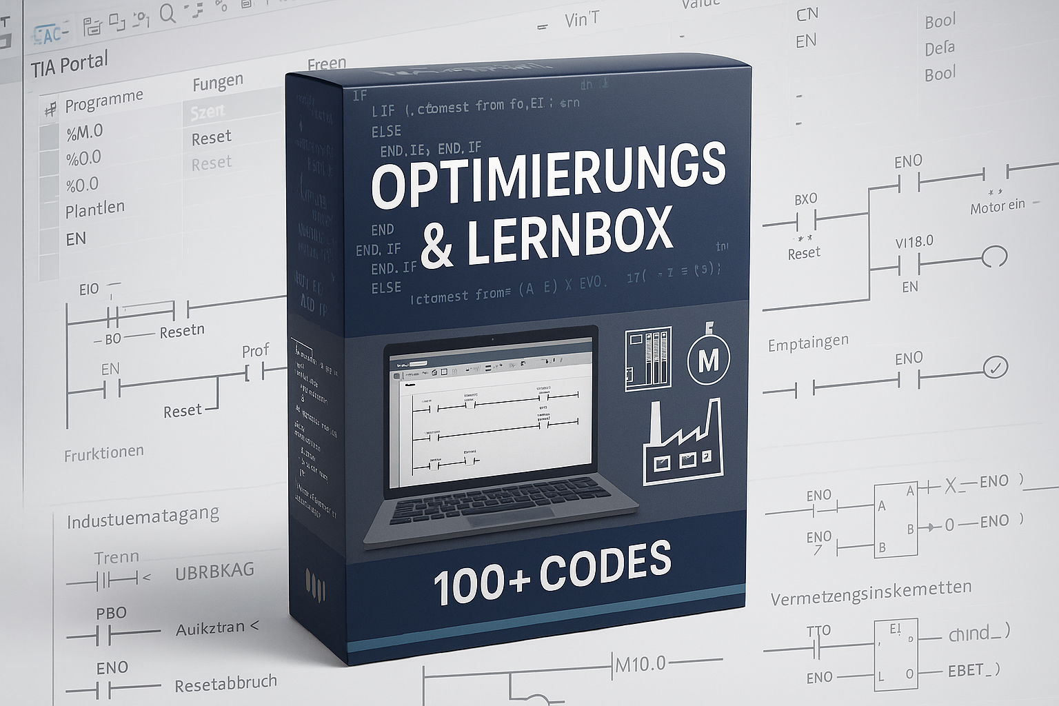 Eine Optimierungs & Lernbox  mit mit über 100 Codes für Tia Portal