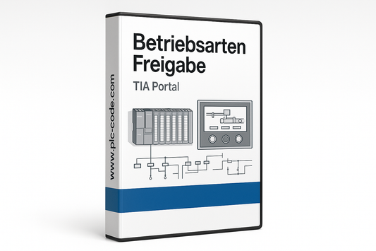 Es soll ein weisen hintergund sein und eine Box form wie eine DVD software box für einen FB Baustein "Betriebsarten Freigabe! für Tia Portal "Siemens logo oder name darf nicht verwendet werden" an der seite dan www.plc-code.com kein DVD zeichen oder so auch keine SOftware als wort